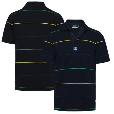 Ayrton Senna Streifen Polo Image