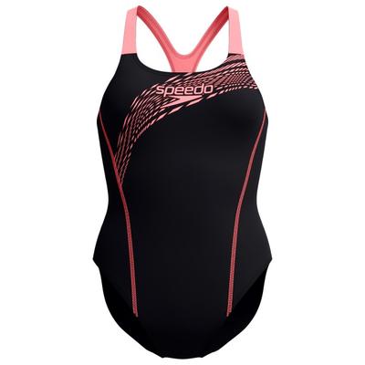 Speedo - Women's Medley Logo 1 Piece - Badeanzug Gr 44 schwarz