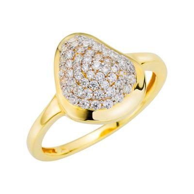 Fascination by Ellen K. Ring 333/- Gold Zirkonia weiß 058 (18,5) Damen Image