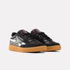 Sneaker REEBOK CLASSIC "CLUB C REVENGE VINTAGE", Gr. 43, schwarz-weiß (schwarz, weiß, gum), Leder, Synthetik, sportlich, Schuhe