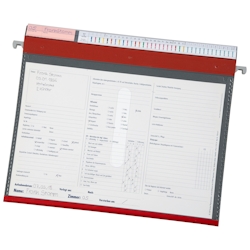 BOI Hängemappe 9108-02076 2 Ringe rot Image