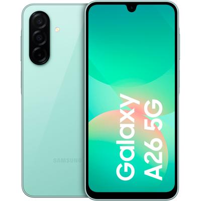 SAMSUNG Smartphone "Galaxy-A26 5G - 128GB", grün (mint), 128 GB, Mobiltelefone Image