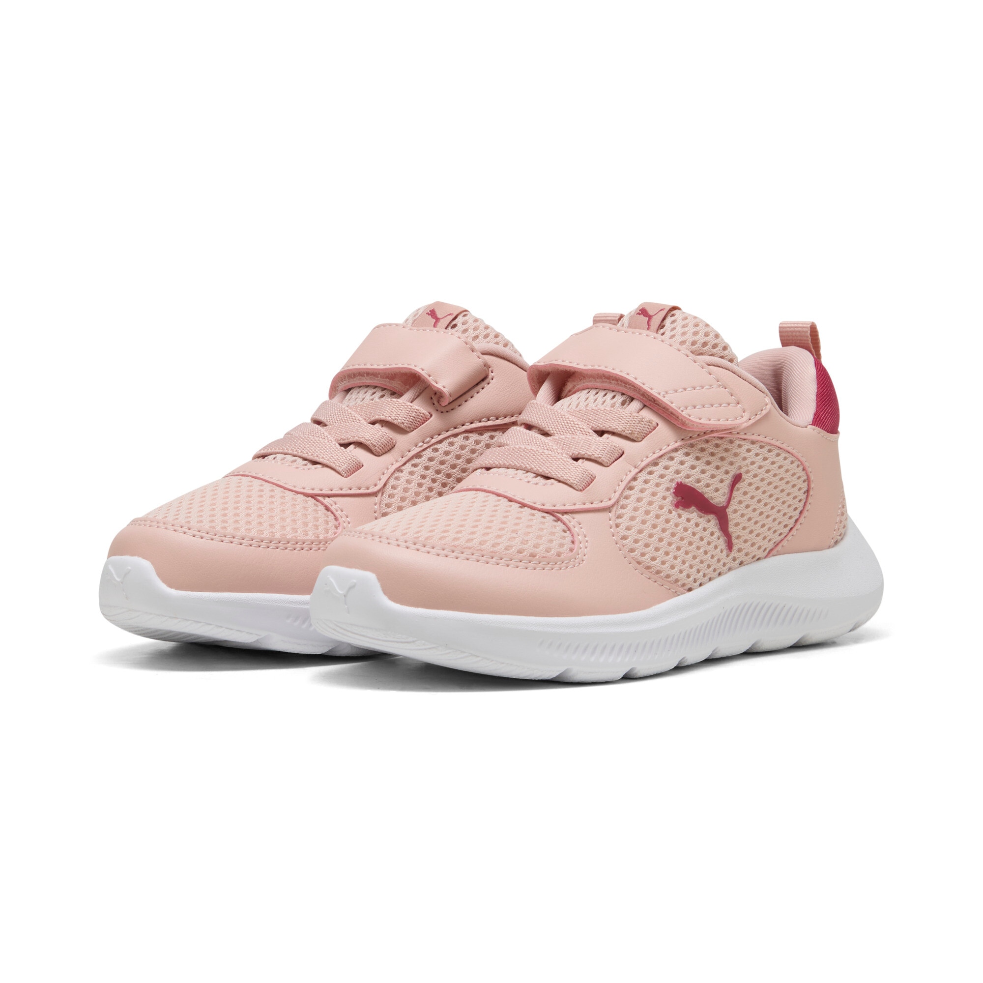 Sneaker PUMA "FUN RACER 2 AC+ PS", Damen, Gr. 31, rose quartz, port, island pink, Synthetik, Schuhe Sneaker, für Kinder