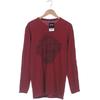 Tom Tailor Herren Langarmshirt, Gr. 54, rot, Baumwolle