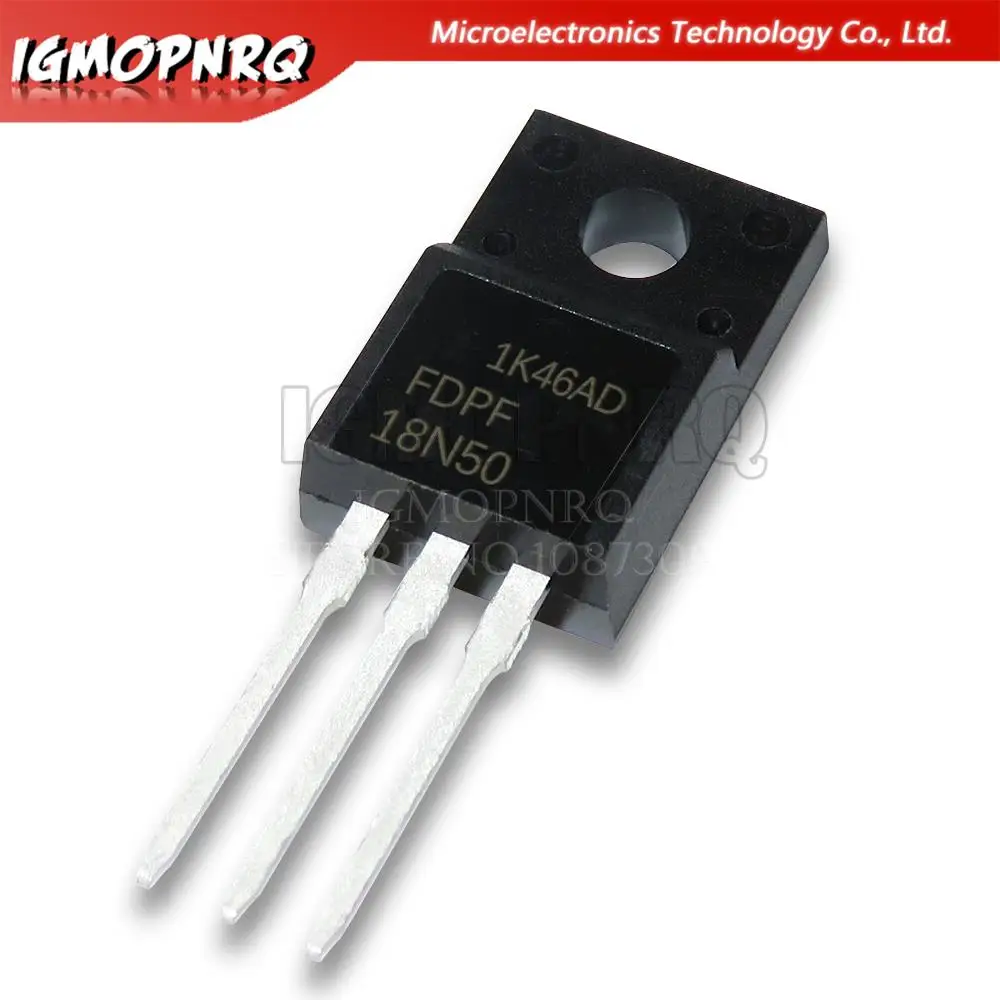 10pcs fdpf18n50 18 n50 fdpf51n25 51 n25 500v 18a n-Kanal-Mosfet-TO-220F Image