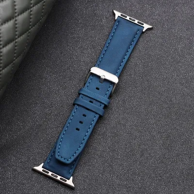 Weiches Leder-Apple-Watch-Armband für Serie 7, 6, 5, 4, 3, 2, 1, Ultra IWatch Correa-Armband, 40 mm, Image