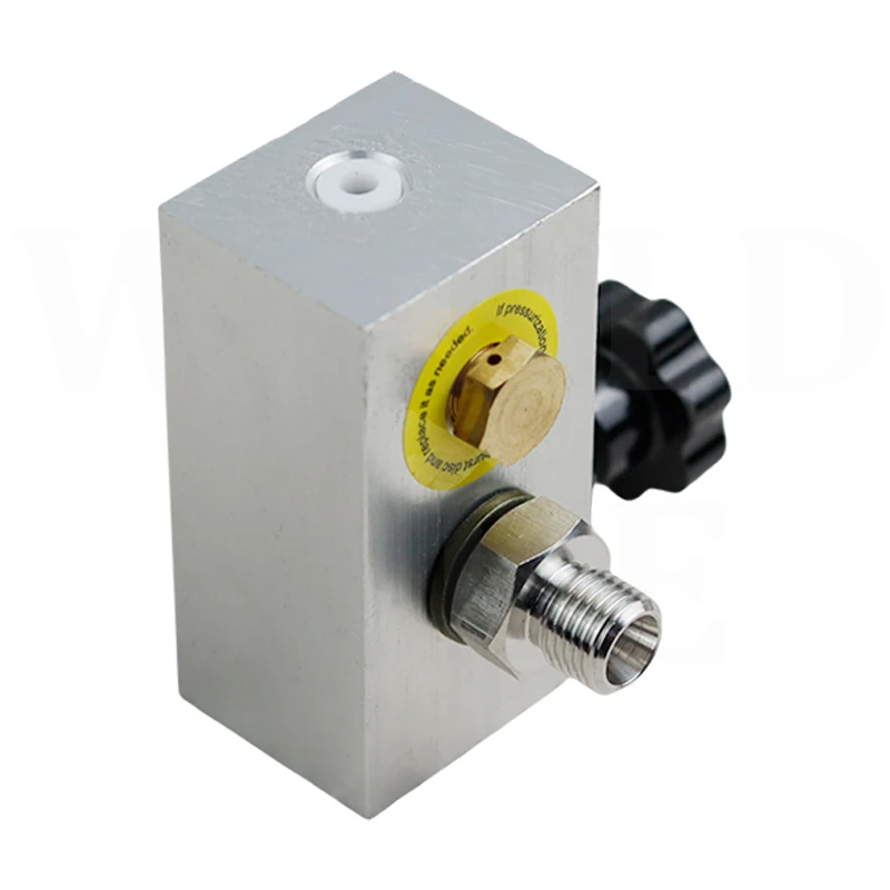 Original Hochdruck-Luftkompressorpumpe, Wartungszubehörteil, Aluminium-Ventilblockbaugruppe, 0–300 bar, 0–4500 PSI, 0–30 MPA Image