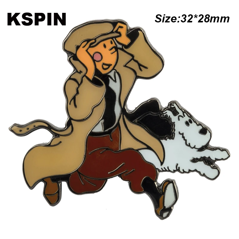 Ding Ding mit Hundeabzeichen, Anstecknadeln, Broschen Image