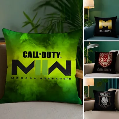 Game C-Call of D-Duty Black Ops 6-Kissenbezug, Anti-Dustmite-Kissenbezug, unsichtbarer Image