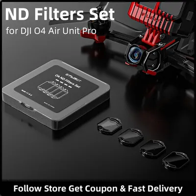 ND Lens Filter for DJI O4 Air Unit Pro Glass Lenses Adjustable Filter Set ND8 / ND16 / ND32 / UV