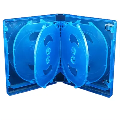 CD Storage Box 10-Piece Pack CD Case Plastic Double-Sided CD Storage Car CD Case Thickened DVD