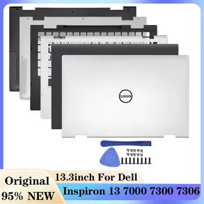 95% NEW For 2-in-1 DELL Inspiron 13 7000 7300 7306 Notebook Screen LCD Back Cover/Palmrest/Bottom