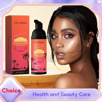 Tanning Mousse Self Tanner Sunless Instant Self Tanning Foam Natural Looking Golden Bronzing Glow