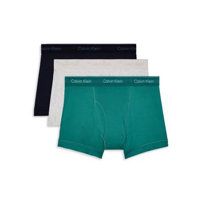 Calvin Klein Cotton Boxer Briefs - Pack of 3 - Glacier Multi