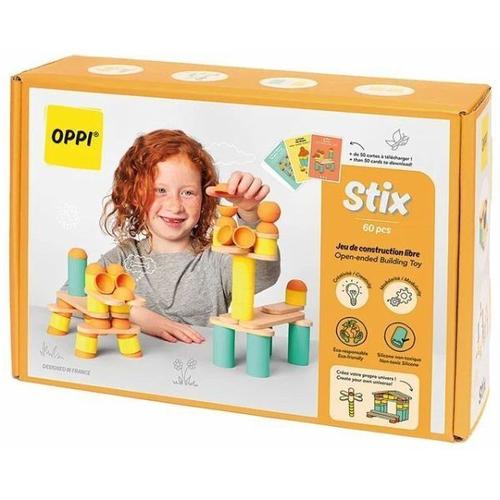 OPPI TOYS - Stix Konstruktionsspielzeug 60-teilig - Carletto Deutschland / OPPI TOYS