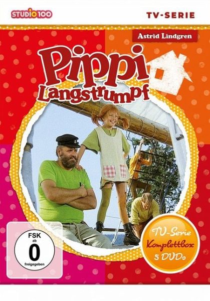 Pippi Langstrumpf-TV-Serien Komplettbox [5 DVDs, (DVD) - Leonine