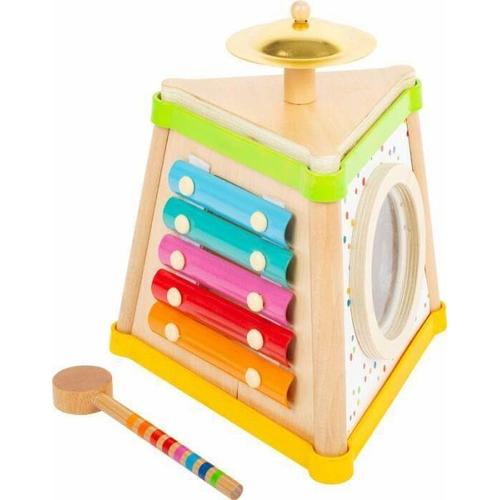 Small foot 11507 - Musikdreieck Sound, Kinder-Musikinstrument mit Schlägel, Holz/Metall/Kunststoff, Höhe: 19cm - small foot GmbH & Co. KG