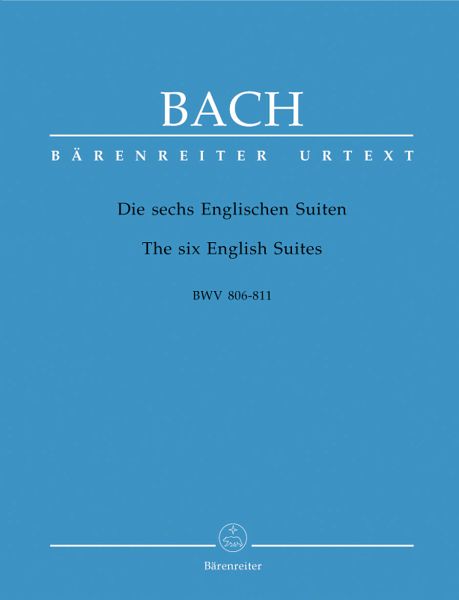 Die 6 Englischen Suiten BWV806-811 für Klavier