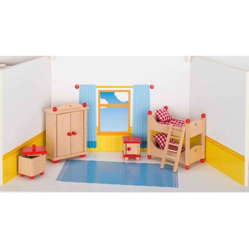Goki 51953 - Puppenmöbel Kinderzimmer - Gollnest & Kiesel