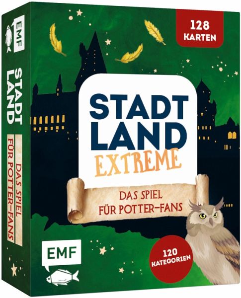 Kartenspiel: Stadt, Land, Extreme - Das inoffizielle Spiel für Harry Potter-Fans mit 128 Karten - Edition Michael Fischer