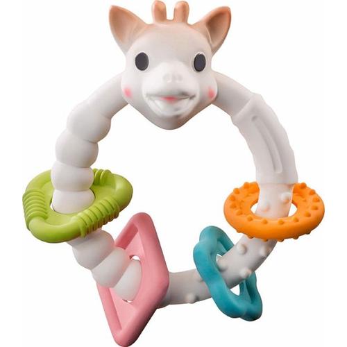 Beißring So'Pure Colo'rings Sophie la girafe, 100 % Naturkautschuk, ca. 13x10