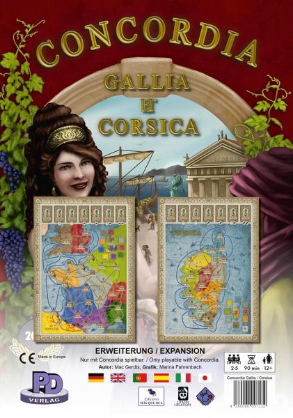 Concordia, Gallia Et Corsica (Spiel-Zubehör) - PD-Verlag / Pegasus Spiele