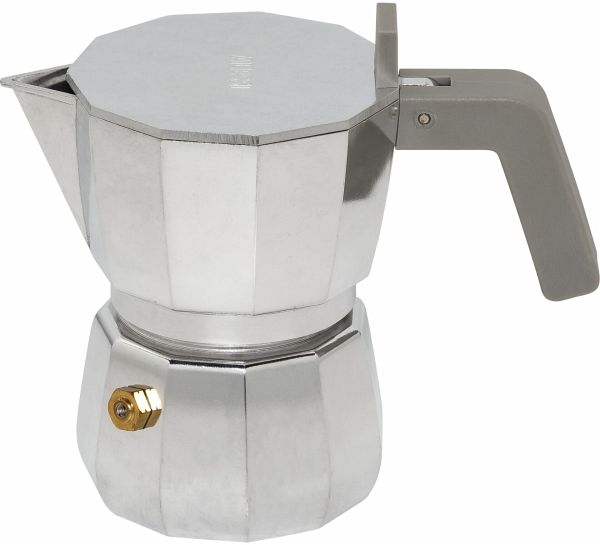 Alessi Mokka Espressomaschine DC06/1 silber
