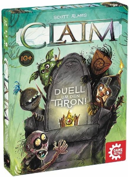 Carletto 646222 - Game Factory, Claim, Kartenspiel, Strategiespiel - Game Factory