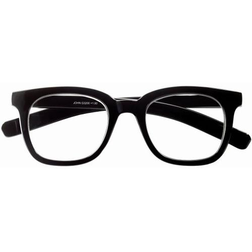 Lesebrille JOHN, schwarz, +1.00 dpt