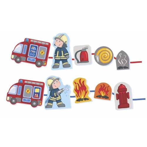 HABA 304652 - Fädelspiel Feuerwehr, Lernspiel, Motorikspielzeug - HABA Sales GmbH & Co. KG