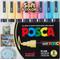 uni-ball Marker POSCA PC-5M Pastell 8er Set