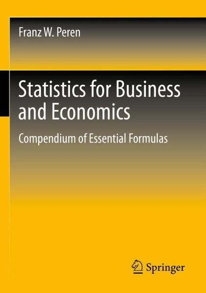 Statistics for Business and Economics - Franz W. Peren