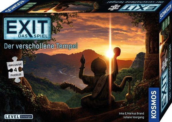 EXIT Das Spiel + Puzzle - Der verschollene Tempel (Spiel) - Kosmos Spiele