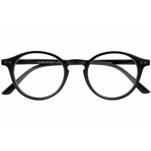 Lesebrille QUINN, schwarz, +2.00 dpt