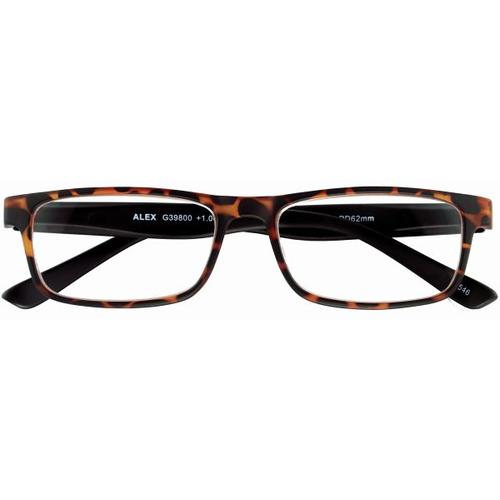 Lesebrille ALEX, havanna, +1.00 dpt