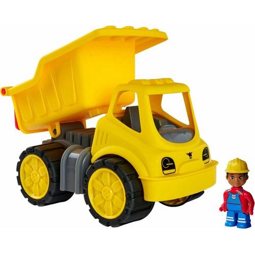 BIG 800054836 - BIG Power-Worker Kipper + Figur, Sandspielzeug - Big