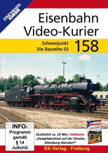Eisenbahn Video-Kurier 158, 1 DVD (DVD) - EK-Verlag