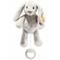 Steiff 242465 - Soft Cuddly Friends My first Steiff Hoppie Hase, Spieluhr, hellgrau, 26 cm - Steiff