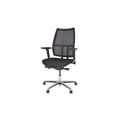 BISLEY Bürostuhl Seating Bürodrehstuhl mit 4D Armlehne Drehstuhl mit Polstersitz - Modell: Maxime mit Netzrücken Image