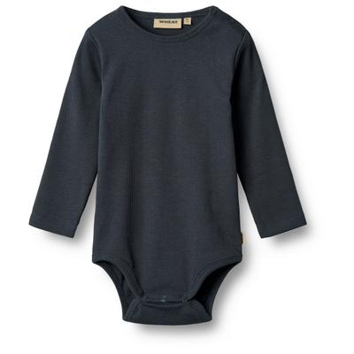 WHEAT - Kid's Rib Body L/S Spencer - Alltagsunterwäsche Gr 74 blau Image