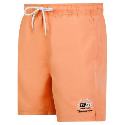Swim Shorts Satria Microfibre Twill Swim Shorts in Shrimp Pink / XXL - Tokyo Laundry