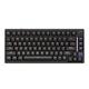 GK GAMAKAY TK75HE V2 Hall Effect Keyboard Rapid Trigger Magnetic Switch Mechanical Keyboard, Bluetooth/2.4GHz/Wired RGB PBT Keycaps, Hot-Swappable Gaming Keyboard (Black-V2 Magnetic Mercury)