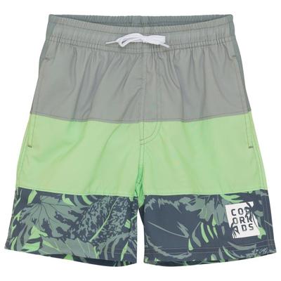 Color Kids - Kid's Swim Long Shorts Colorblock - Boardshorts Gr 104 grau Image