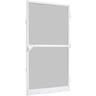TEMU Fly Screen Insect Protection Door With Aluminum Frame Fiberglass Mesh Fly Screen Door Fly Protection Protection, 95 X 210 Cm White