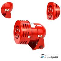 Sirène alarme 220V puissante sirène extérieure alarme 120dB rouge moteur fil Sirne métal corne