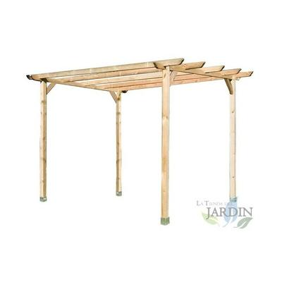 Quadratische Gartenpergola 240x240x250 cm Image