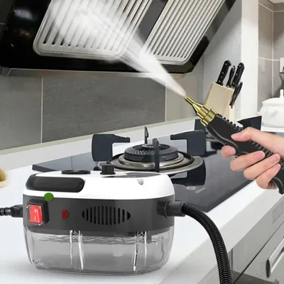 Reinigungsmaschine für Frühling und Sommer. Hochdruck-Dampfmaschine, Leistung 1500 W Reinigung, Image