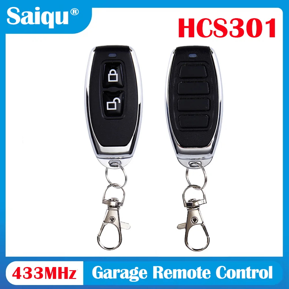 433 MHz Tor-Fernbedienungs-Duplikator, 2/4 Tasten, HCS301, Rolling-Code-Sender für Garagentoröffner Image