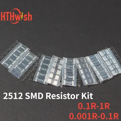 50 Teile/satz Widerstand Kit SMD Sortiertes Kit R001 R002 R005 R008 R010 R015 Image