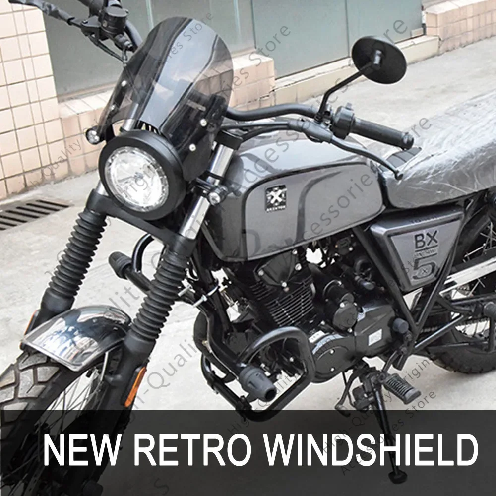 Für Brixton Felsberg Motorrad Retro-Windschutz scheibe gelten fit Brixton Felsberg Image